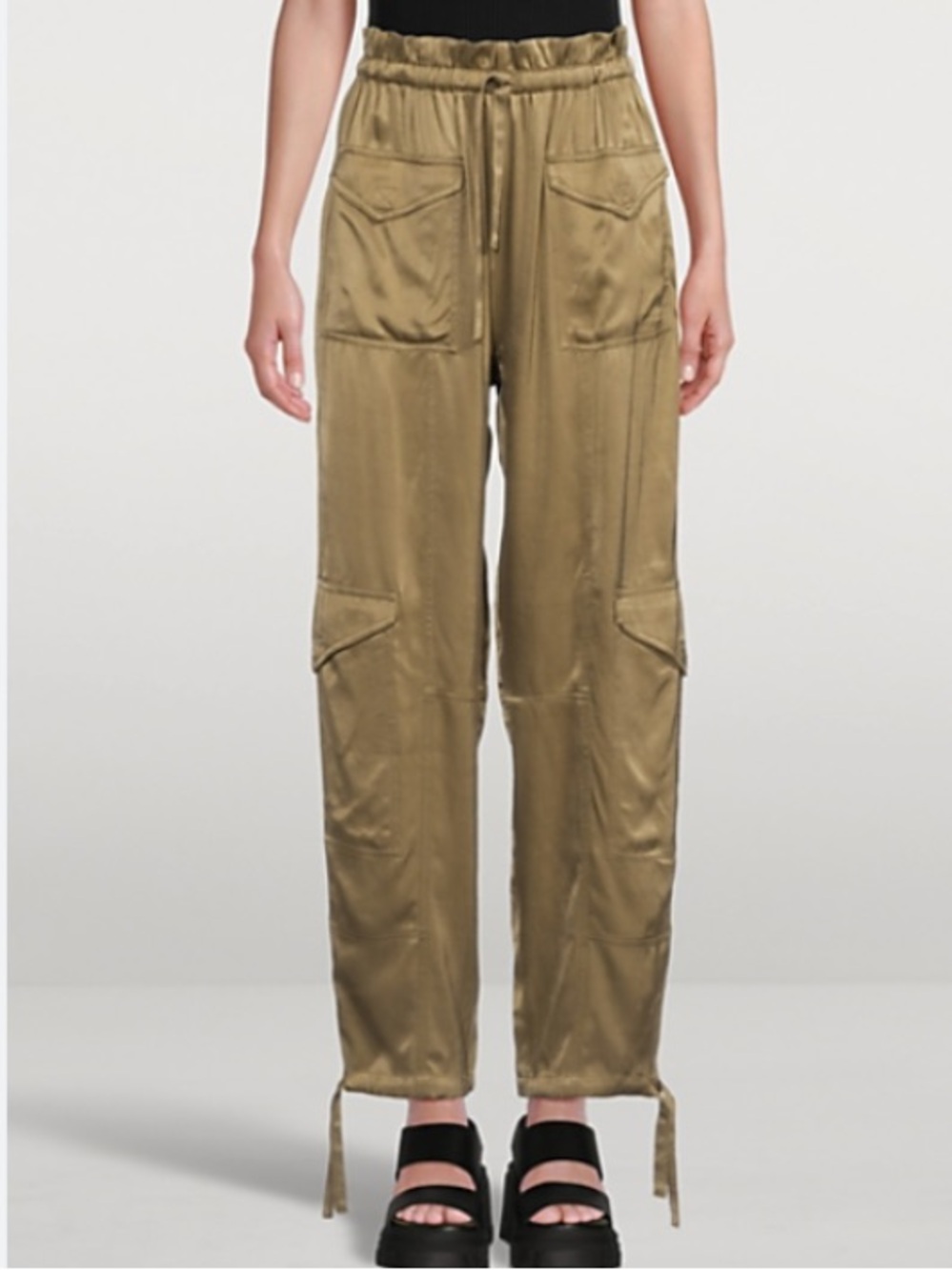Ganni Drawstring Cargo Pants